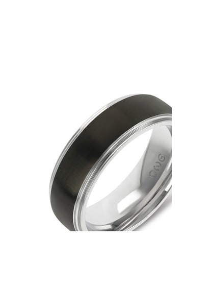 One Men Shadow Steel Ring