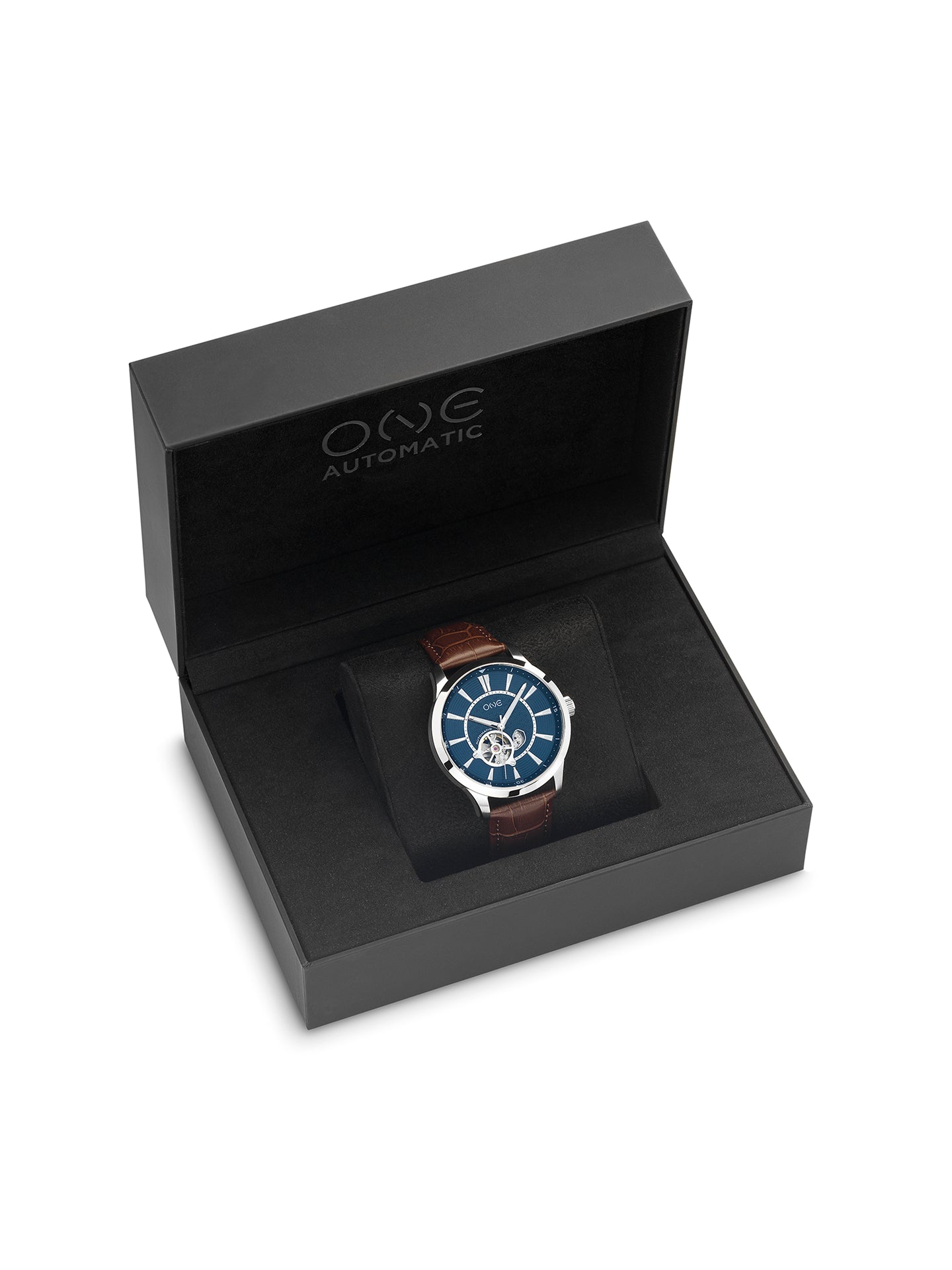 One Blue Caravel Automatic Watch