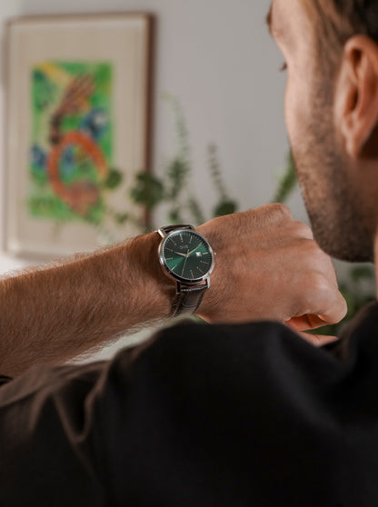 One Classic Green Watch
