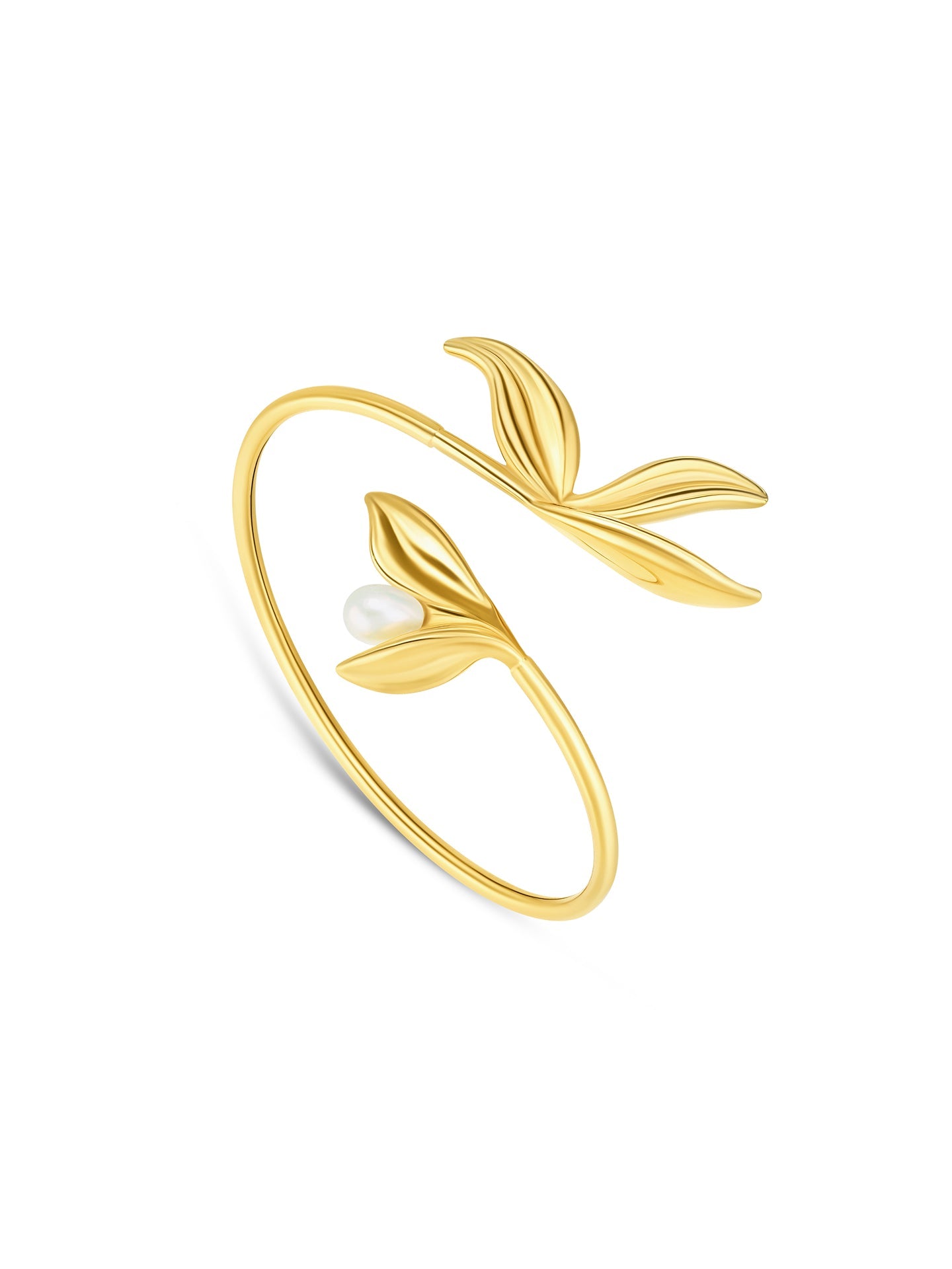 One Margot Falling Leaves Slave Bracelet