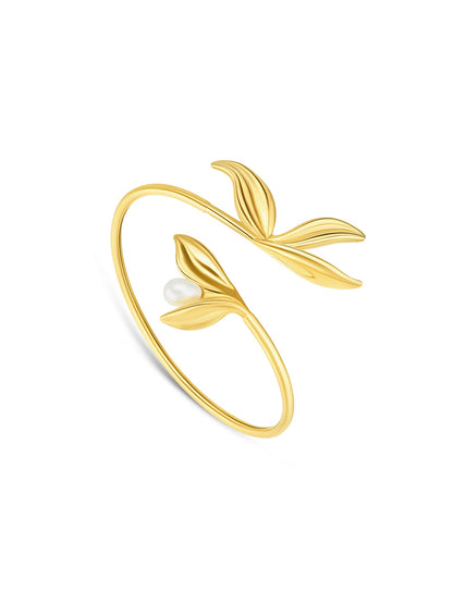 One Margot Falling Leaves Slave Bracelet