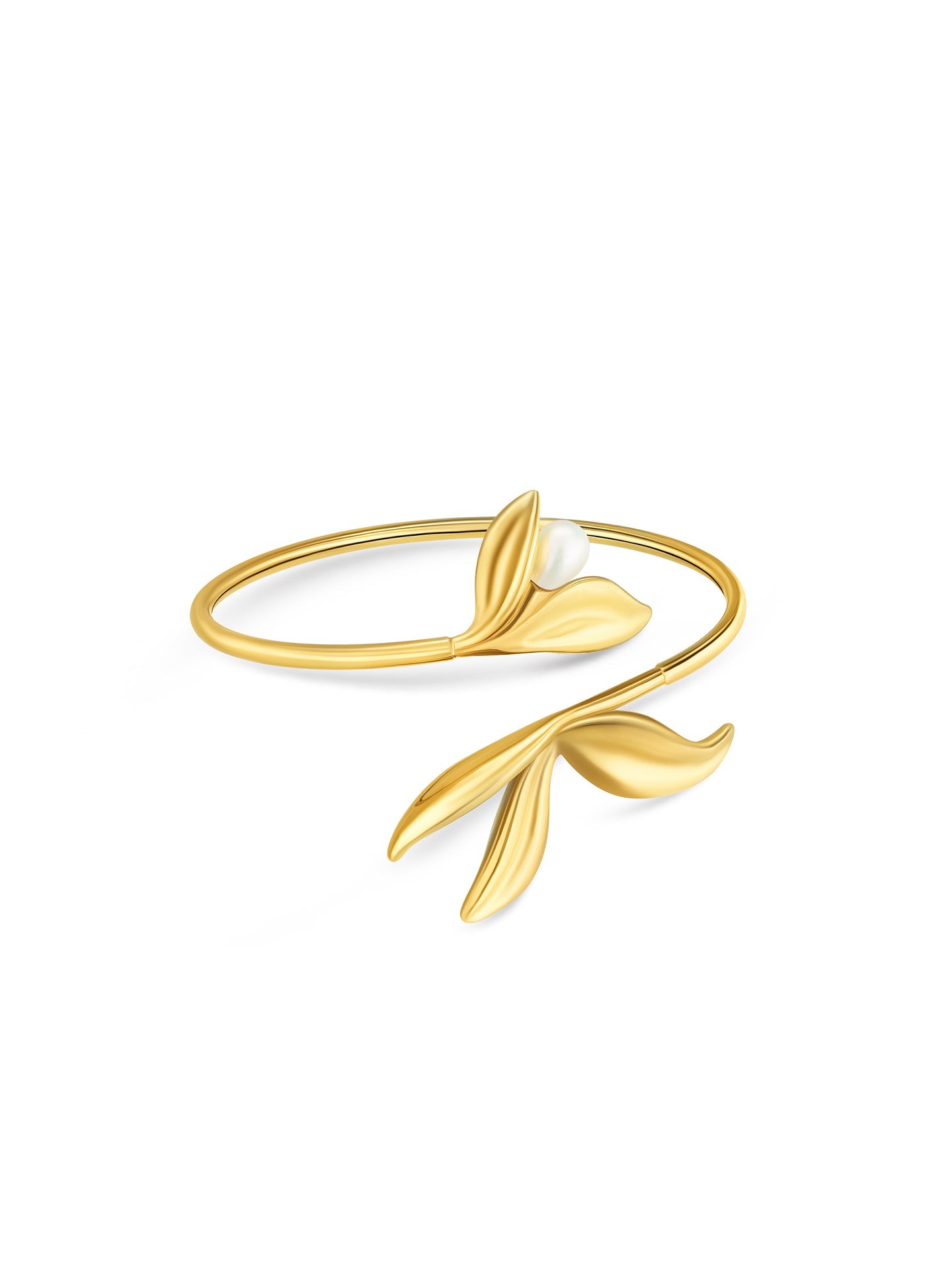 One Margot Falling Leaves Slave Bracelet