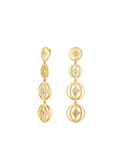One Elena Brilliance Long Earrings