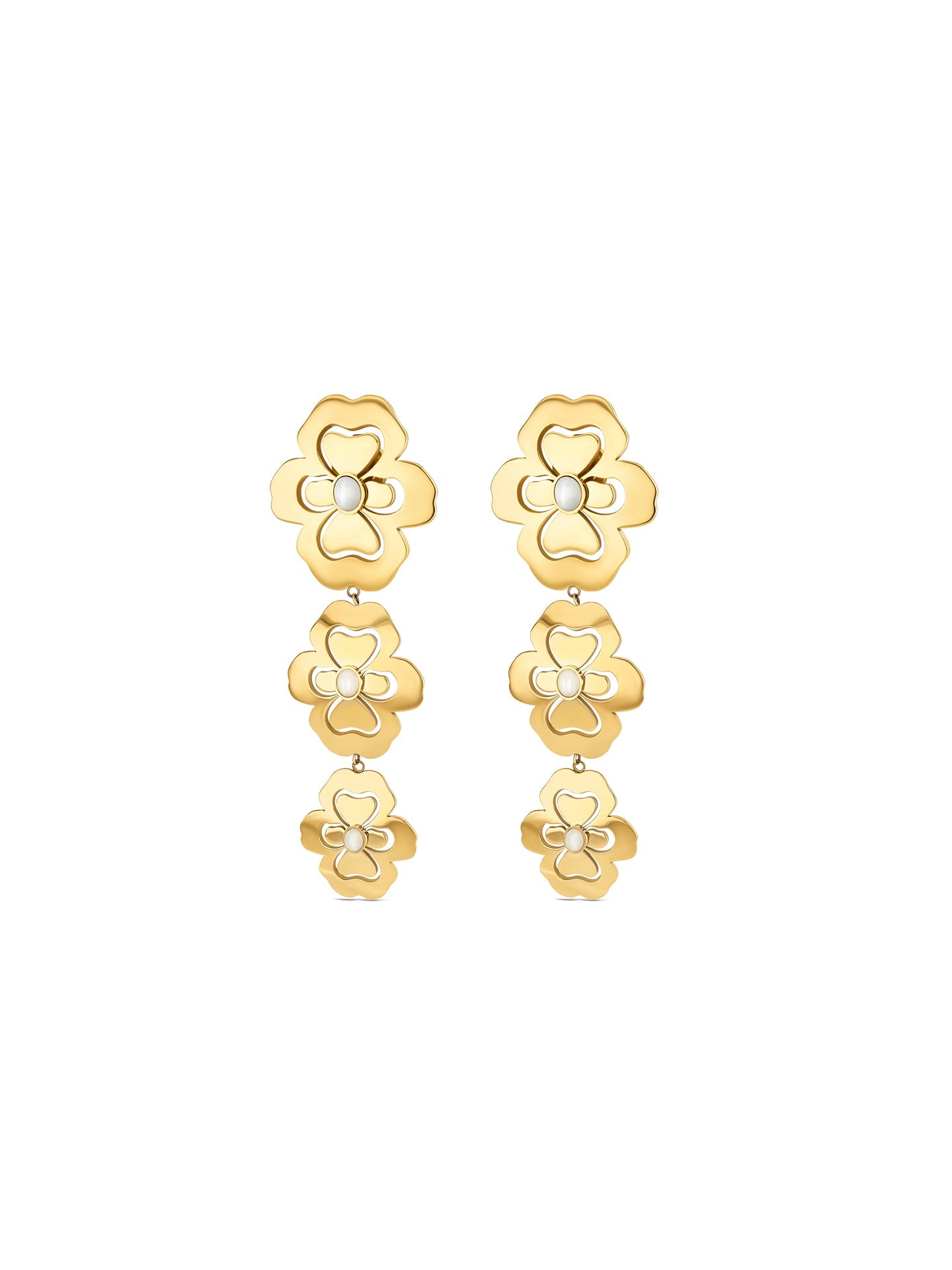 One Margot Blossom Long Earrings