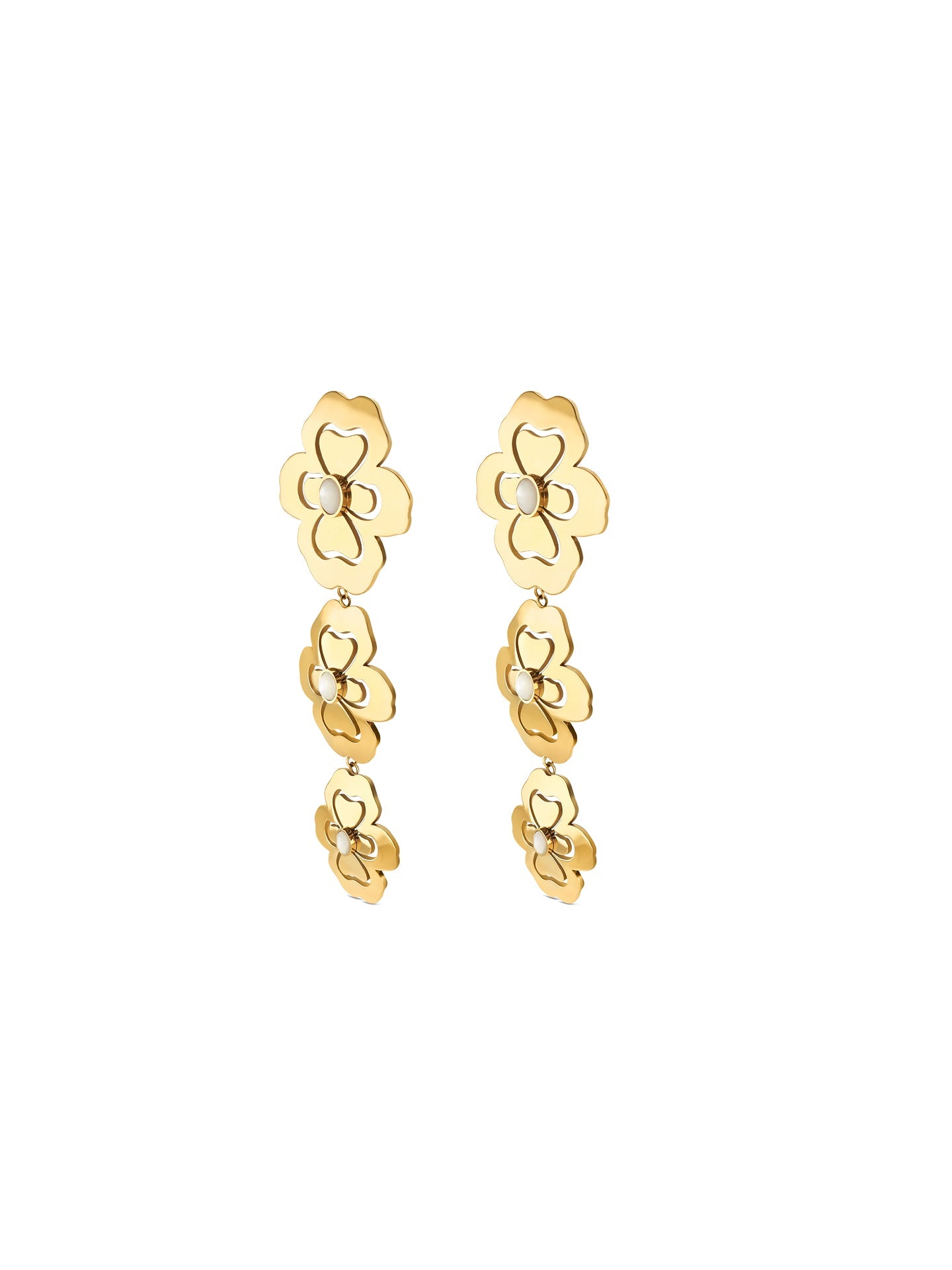 One Margot Blossom Long Earrings
