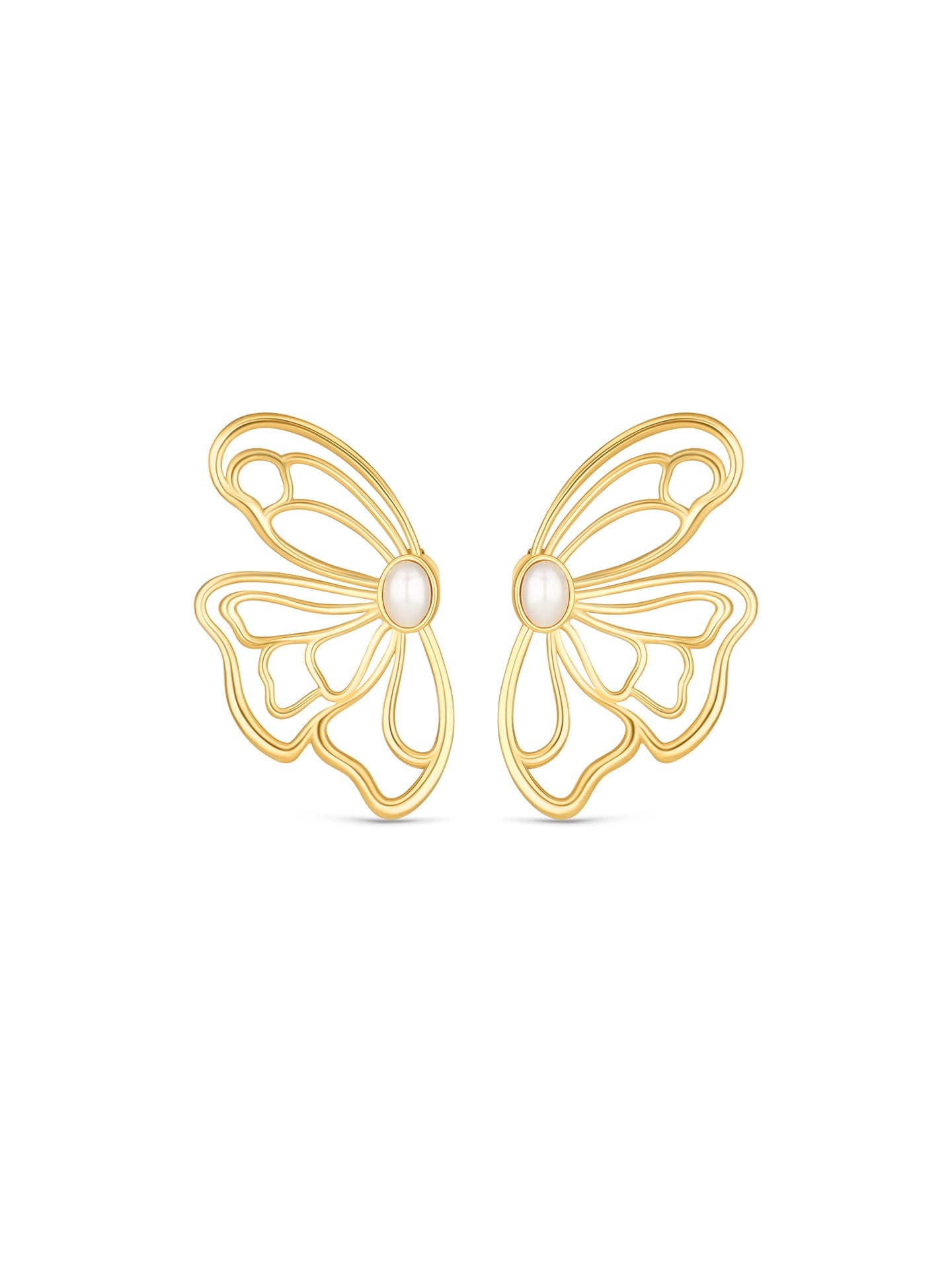 One Margot Petal Earrings