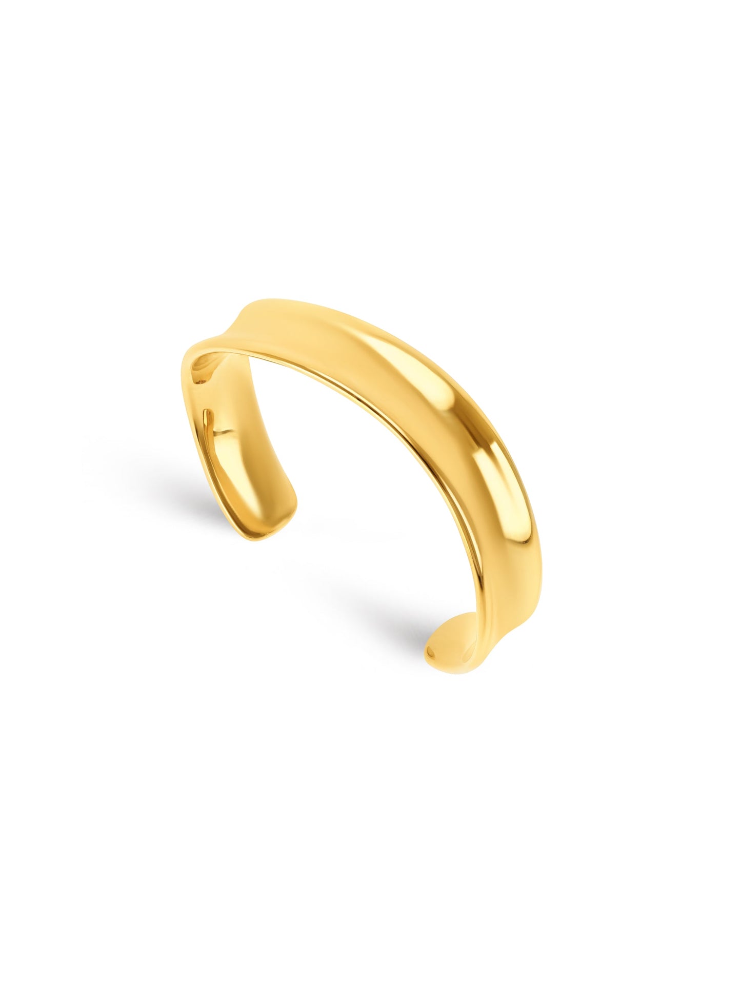 One Contour Gold Cuff
