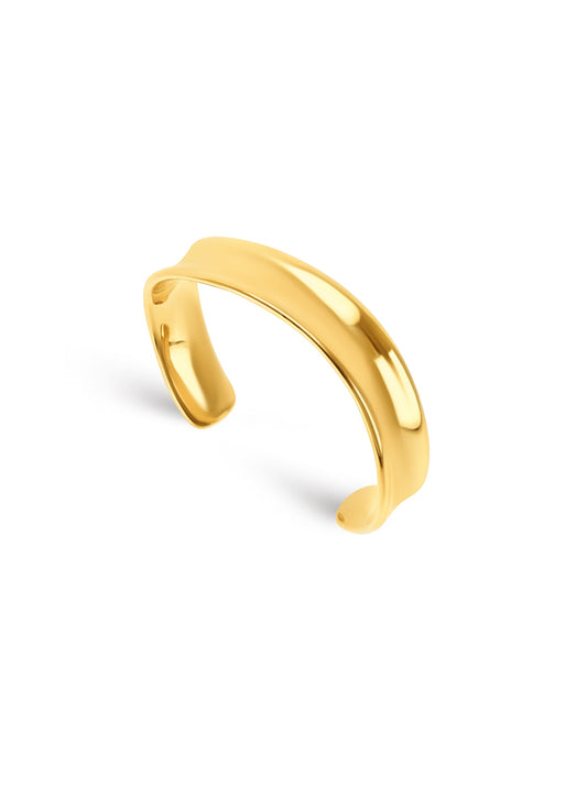 One Contour Gold Cuff