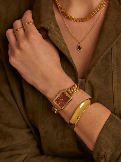 One Contour Gold Cuff