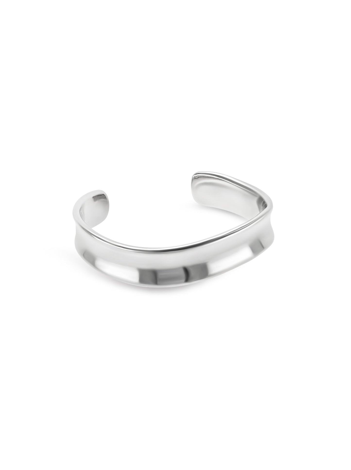 One Contour Silver Cuff