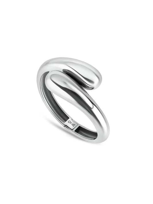 One Coralia Silver Cuff