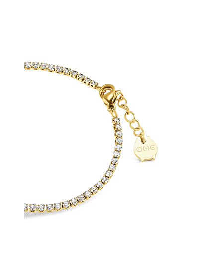 One Refined Gold Bracelet