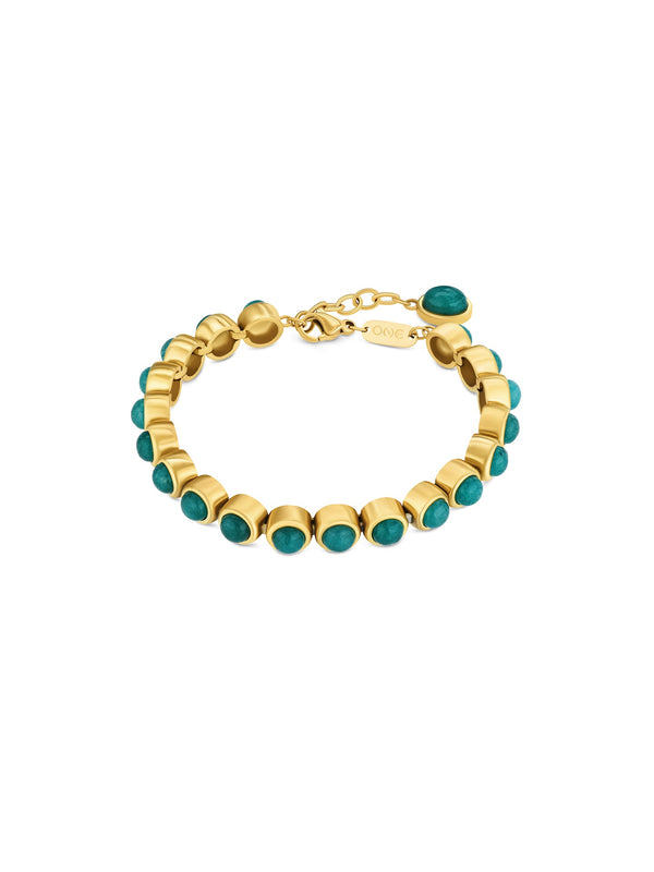 One Salina Tiny Deep Green Bracelet