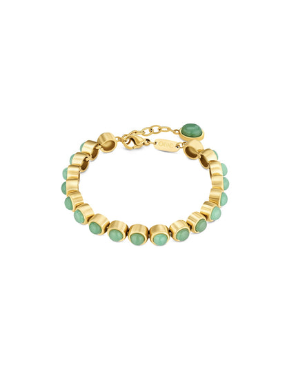 One Salina Tiny Green Mint Bracelet