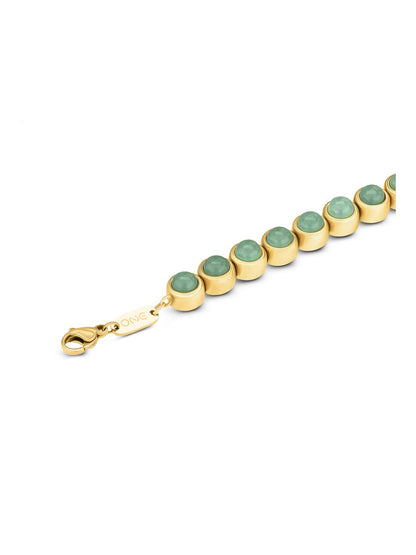 One Salina Tiny Green Mint Bracelet