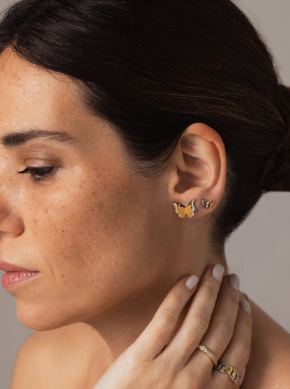 One Butterfly Duo Earrings