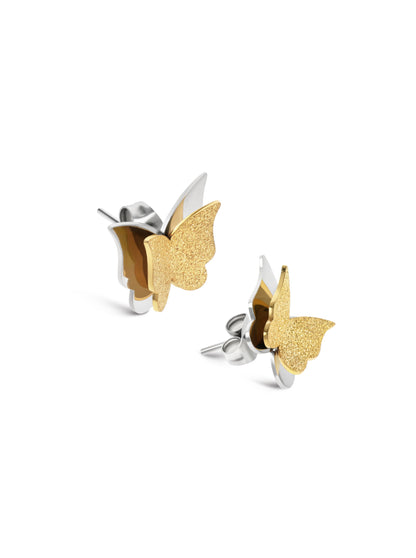 One Butterfly Duo Earrings