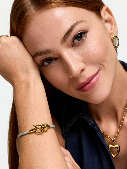 One Master Braided Gray Bracelet
