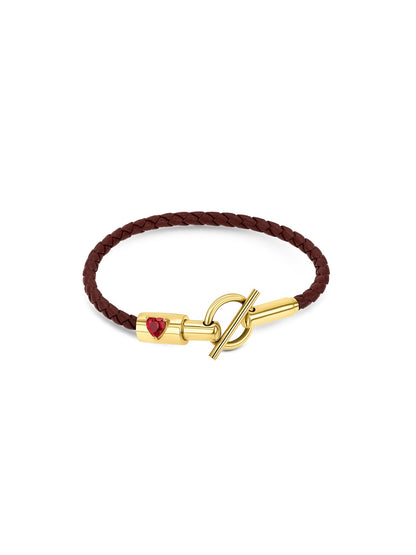 One Master Braided Red Bracelet