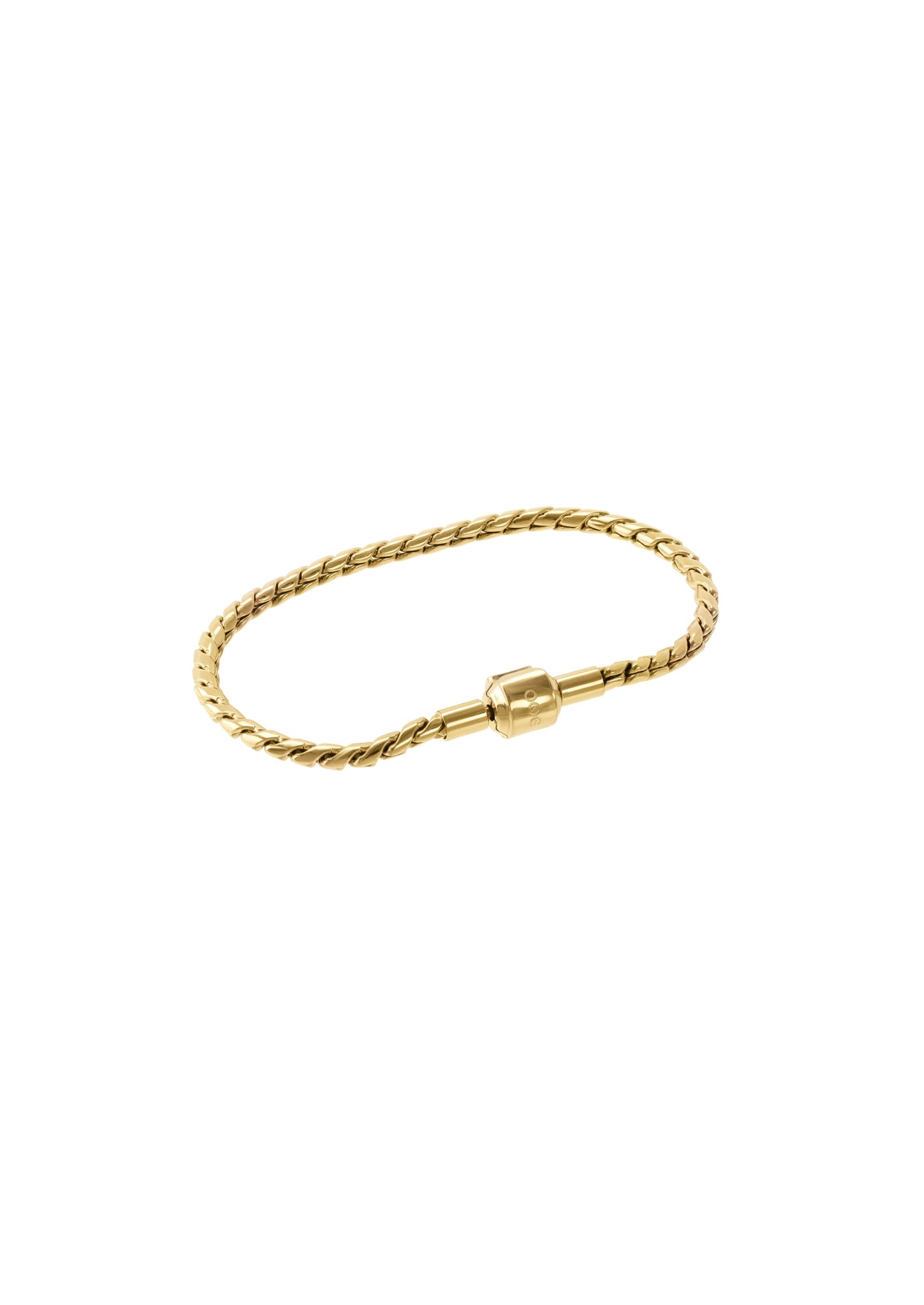 One Master Twisted Gold Bracelet