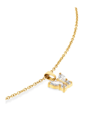 One Butterfly Crystal Necklace