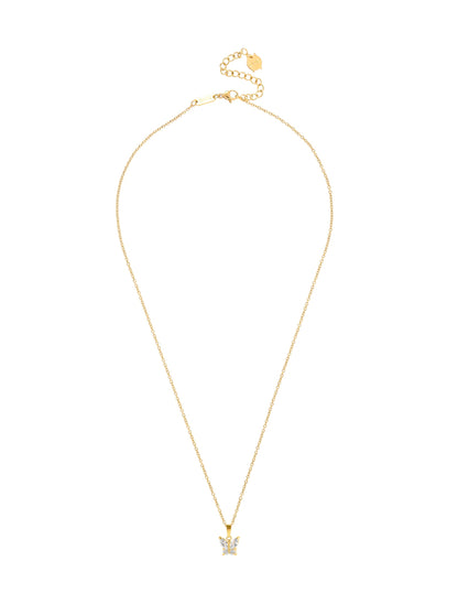 One Butterfly Crystal Necklace