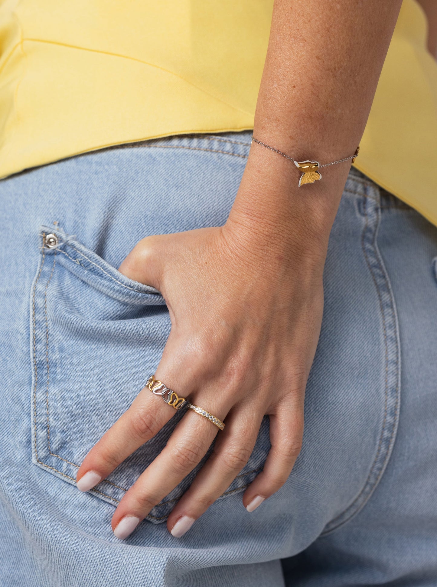 One Butterfly Ring