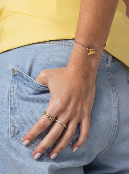 One Butterfly Ring