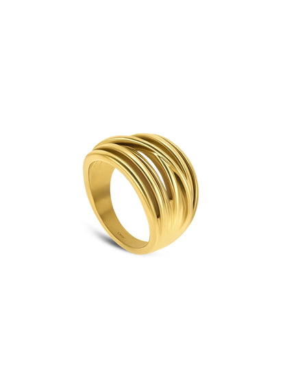 One Bold 07 Gold Ring