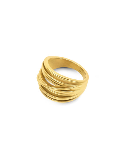 One Bold 07 Gold Ring