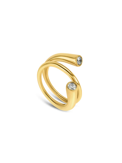 One Bold 08 Gold Ring