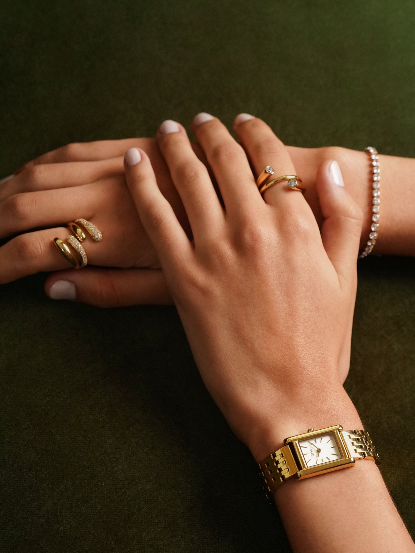 One Bold 08 Gold Ring