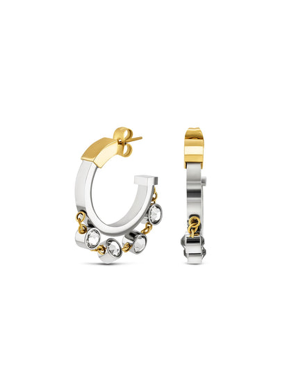One Bright Star Hoop Earrings