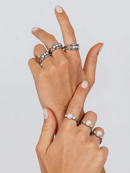 One Double Bright Star Ring