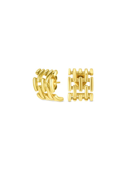 One Charming Square Earrings