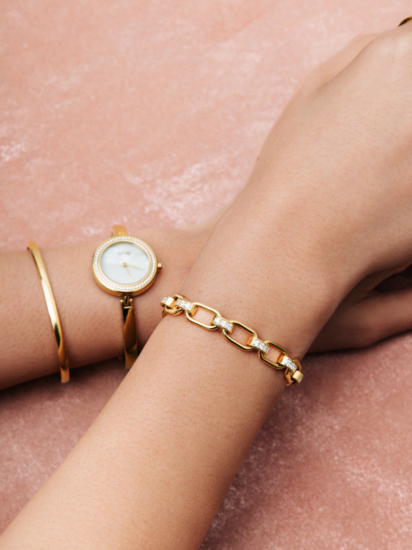 One Chess Crystal Bracelet