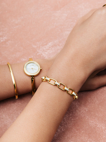 One Chess Crystal Bracelet
