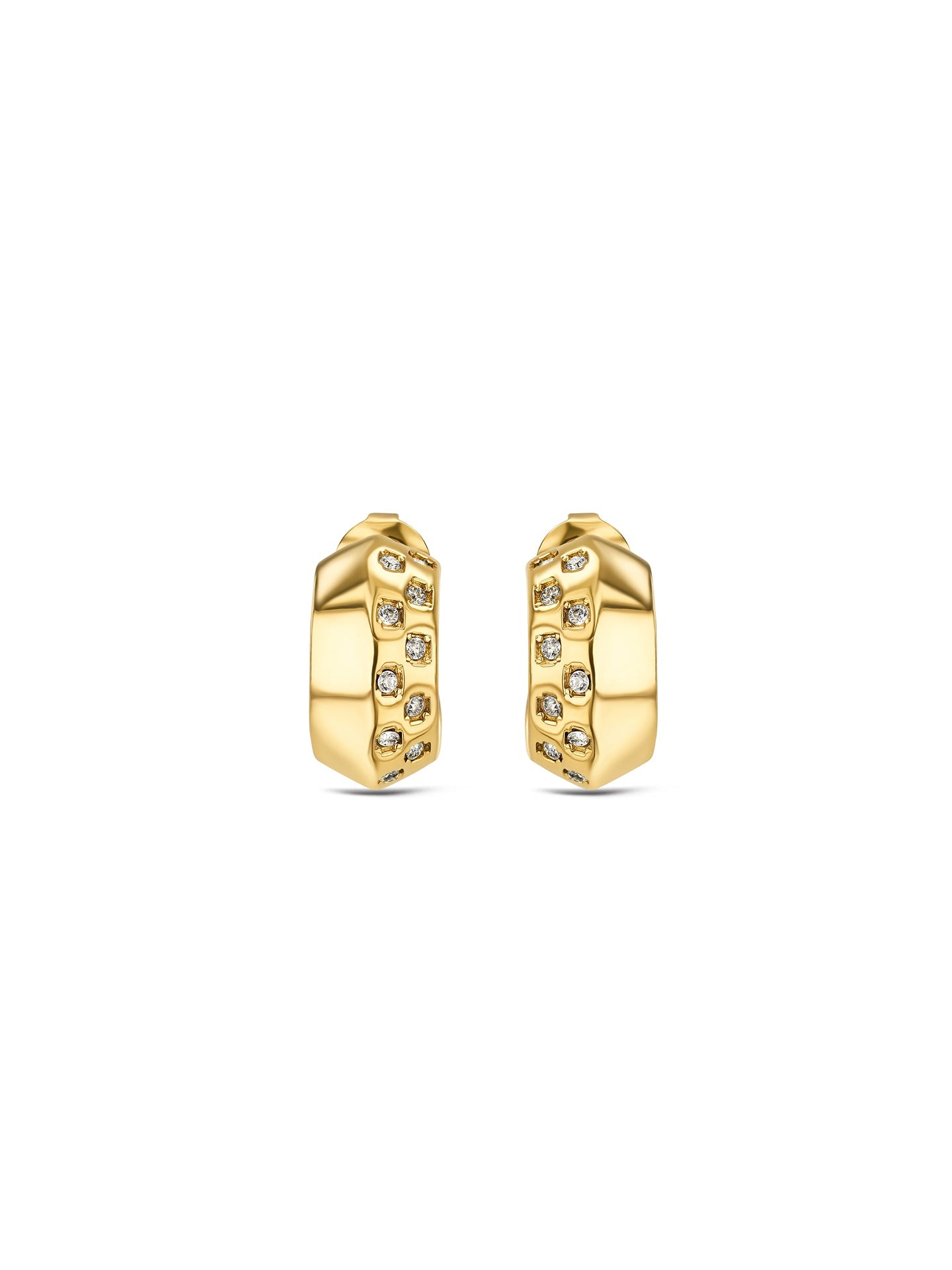 One Chess Crystal Earrings