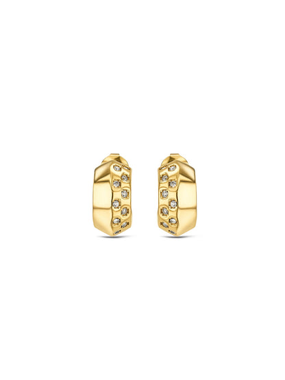One Chess Crystal Earrings