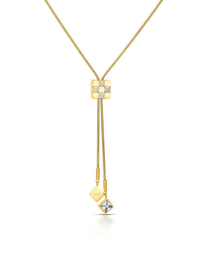 One Chess Long Necklace