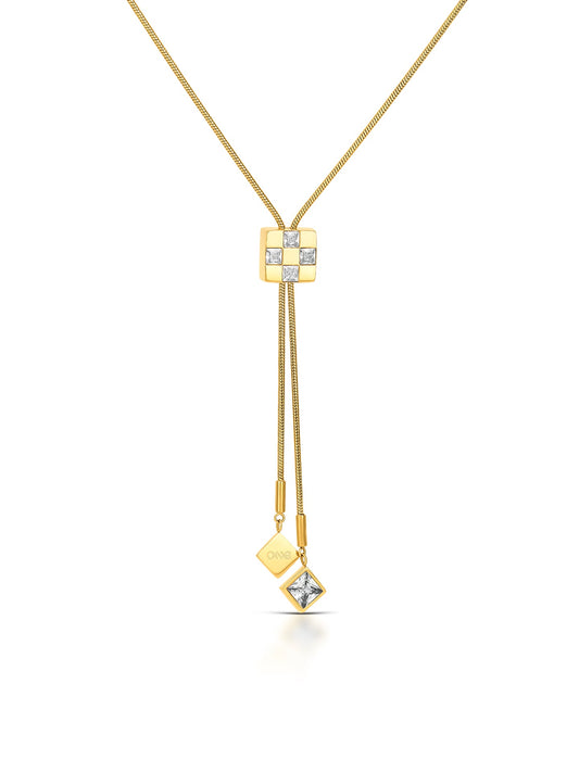 One Chess Long Necklace