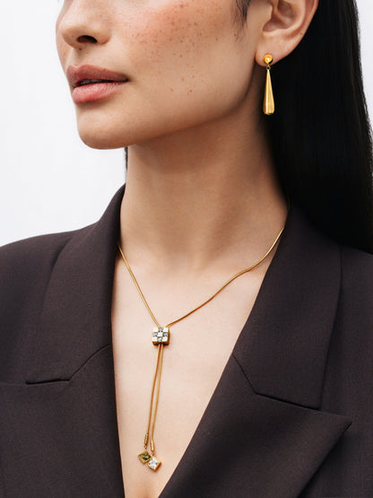 One Chess Long Necklace