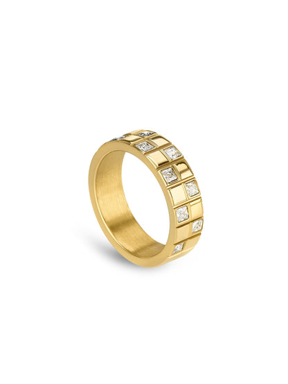 One Chess Crystal Ring