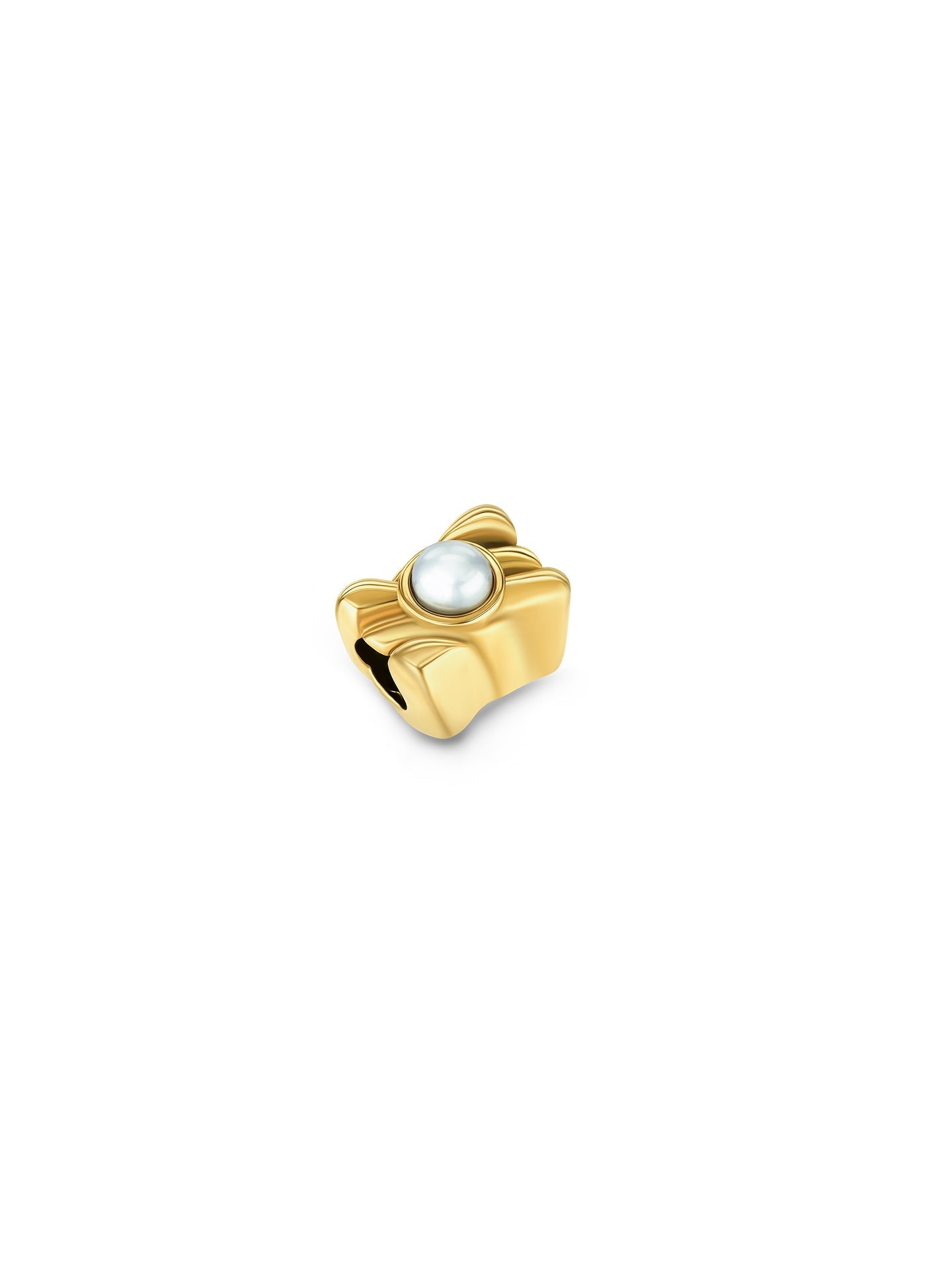 Story One Energy Bow Gold Charm