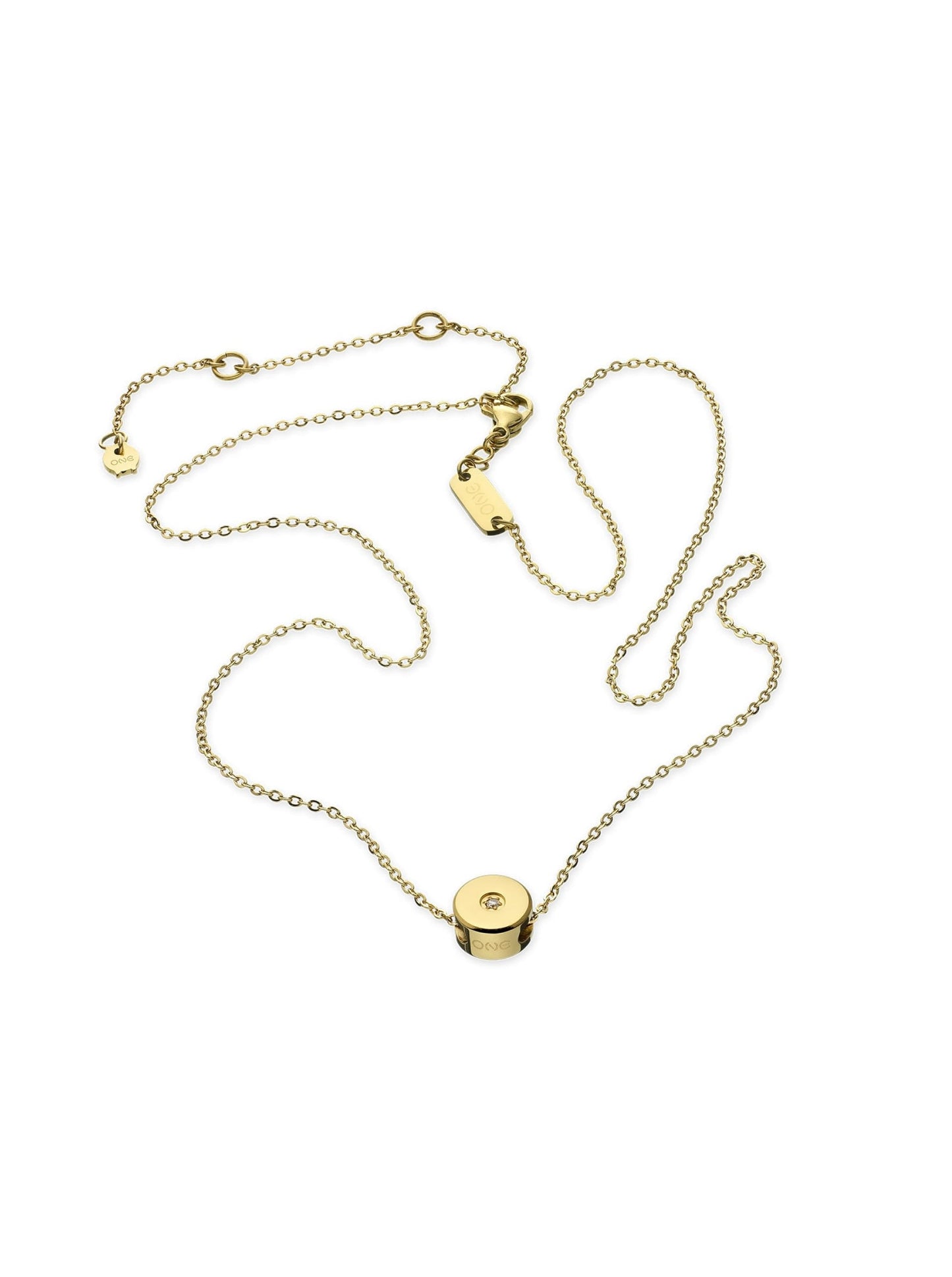 One Diamond Necklace & Earrings Set