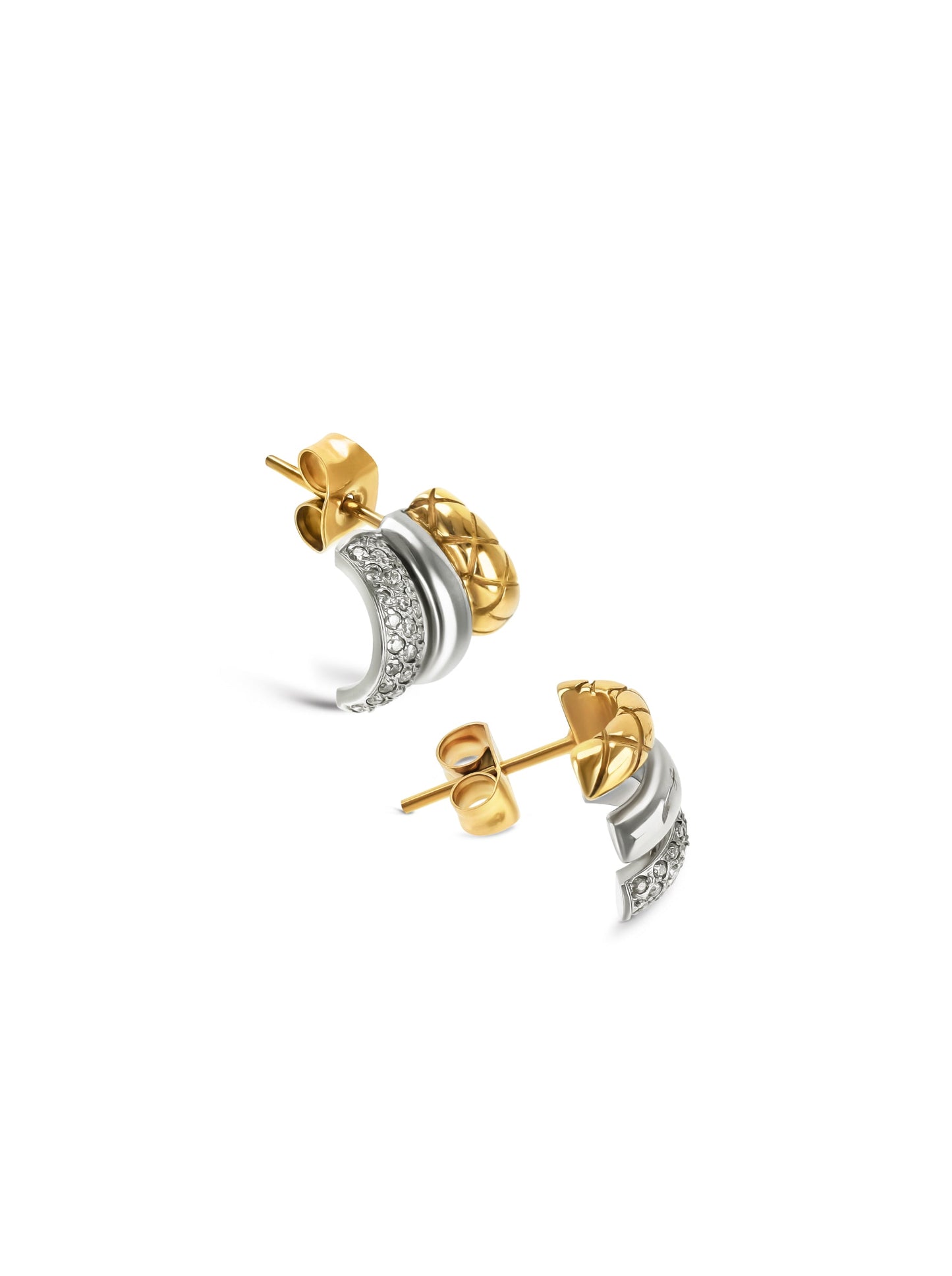 One Delightful Triple Earrings