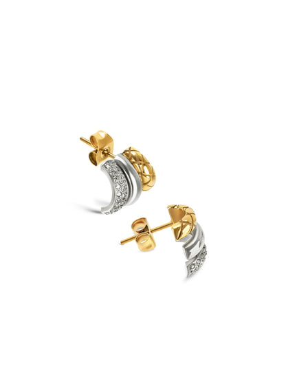 One Delightful Triple Earrings