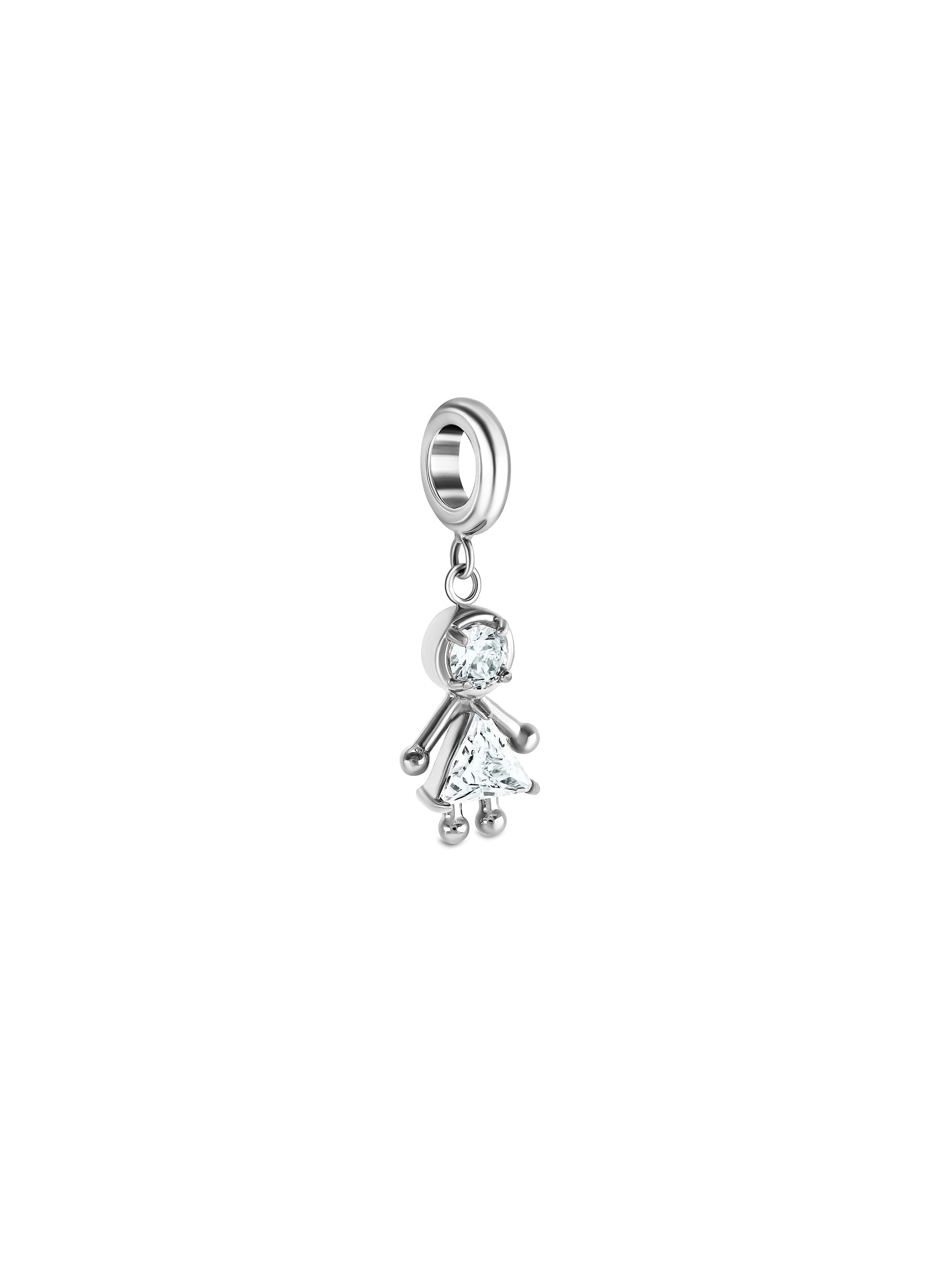 Charme One Energy Girl Crystal Silver