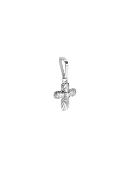 Charm One Energy Cross Silver