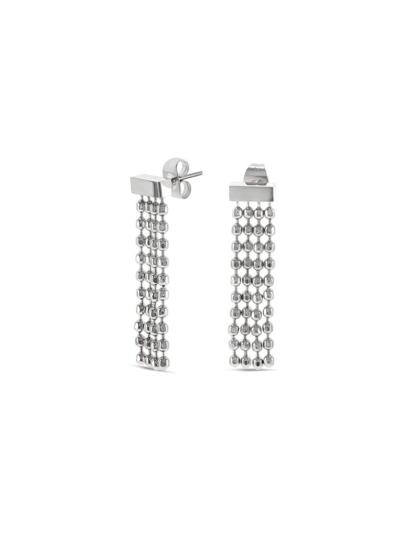 One Dance Silver Earrings